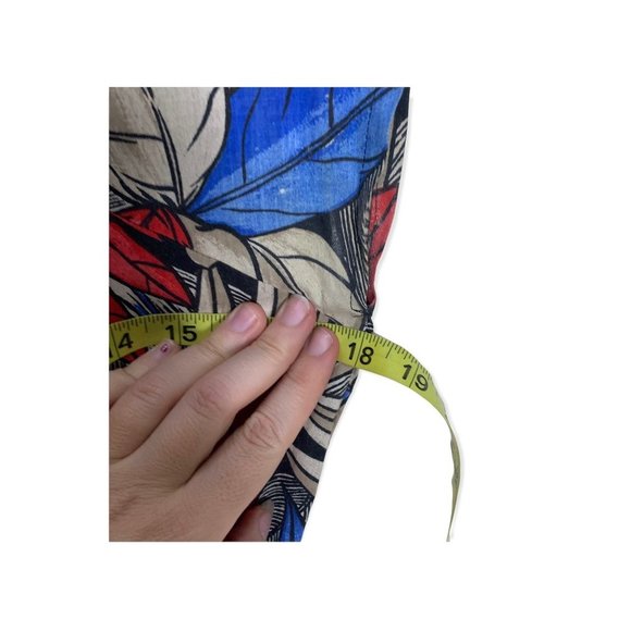 Vintage 80s Jungle Print Short Sleeve Knee Length Dress Small - Picture 10 of 13